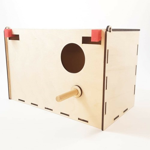 Wooden bird breeding box - breeding, nest