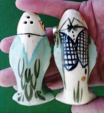  HARTROX  Castleford Pottery Stoneware  Art Cruet Set, .RARE RARE ITEM. 1950/60