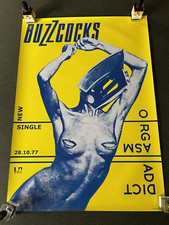 Official Buzzcocks ‘Orgasm Addict' Collectible Punk Poster