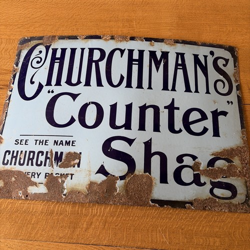 Churchmans counter shag enamel - churchmans,