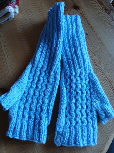 Hand knitted wrist - knitted, wrist/hand