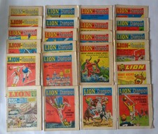 Lion comics job lot x23 from 1966-1969 Bundle