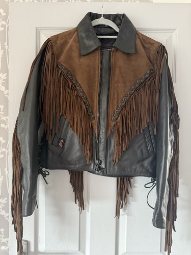 Bikers gearbox fringe - fringe, leather