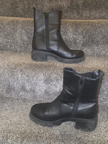Graceland black chunky chelsea - black,