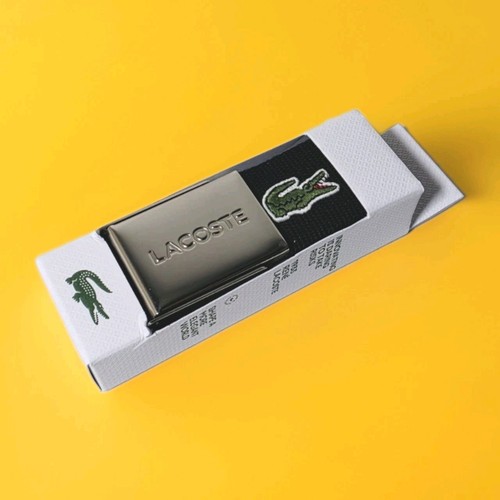 Lacoste mens fabric belt with - mens,