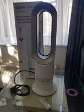 Dyson AM09 Hot + Cool Jet Focus Fan Heater - White/Nickel