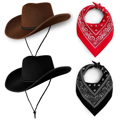 Cowboy hats pack unisex - of, 2