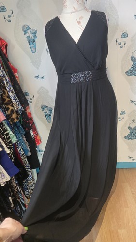 Gorgeous black sequin chiffon - gorgeous,
