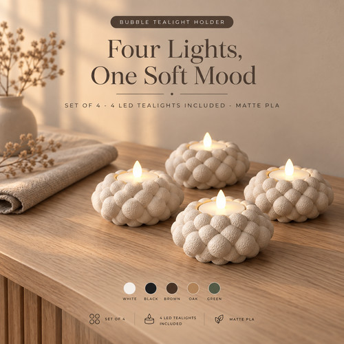 Bubble tealight holder - bubble,