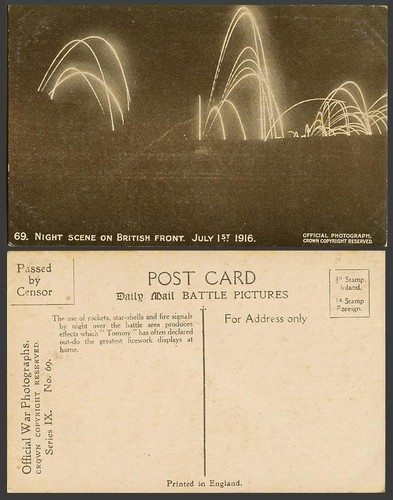 Ww1 daily mail old - mail, postcard