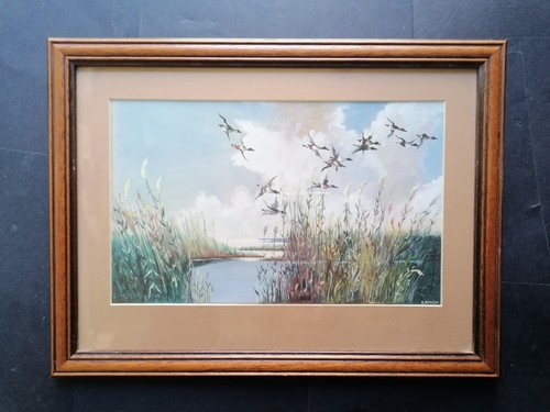 Vintage watercolour painting - watercolour,