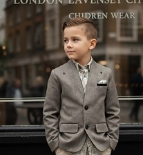 Boys Grey Blazer Jacket Smart