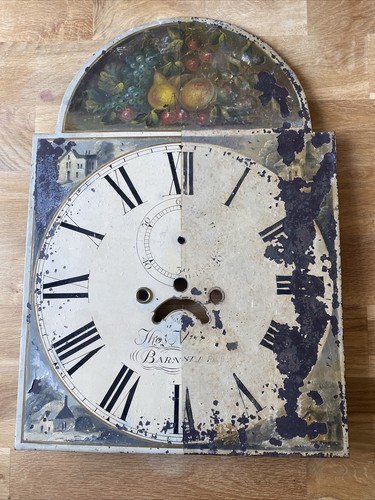 Antique longcase clock face - longcase,