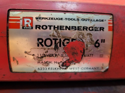 Rothenberger rotiger 110v - 110v, 6''