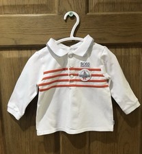 Hugo Boss Baby Boys Polo Top Size Age 12 Months. In Very Good Condition