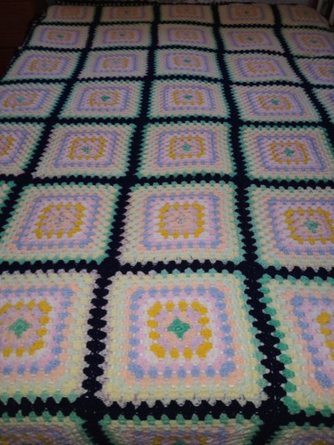 Homemade crochet large vintage - homemade,