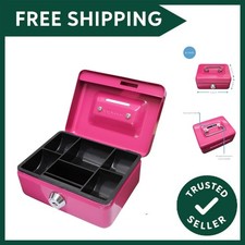 Key Lockable Cash Box with