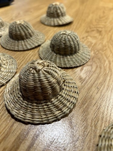 Dolls house miniature straw - dolls,