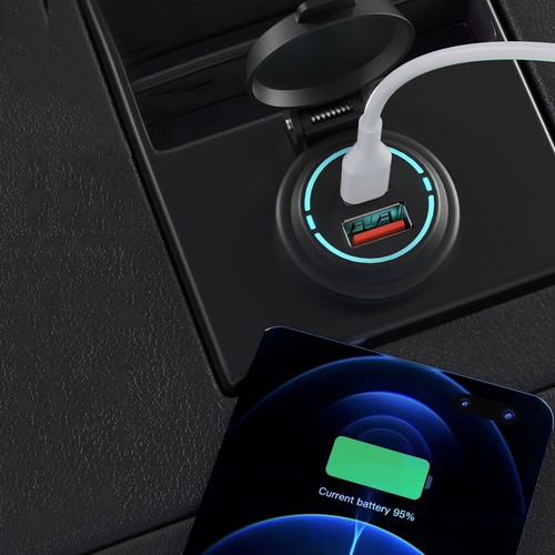 Car phone charger cigarette - phone,