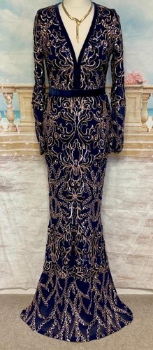 Maxi evening dress - evening, gold