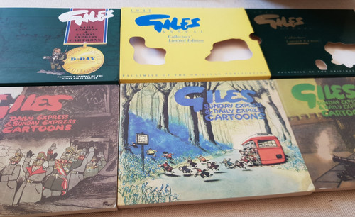 Giles cartoon annuals 1st - giles,