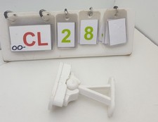 Static Caravan Door Retainer Catch Latch White