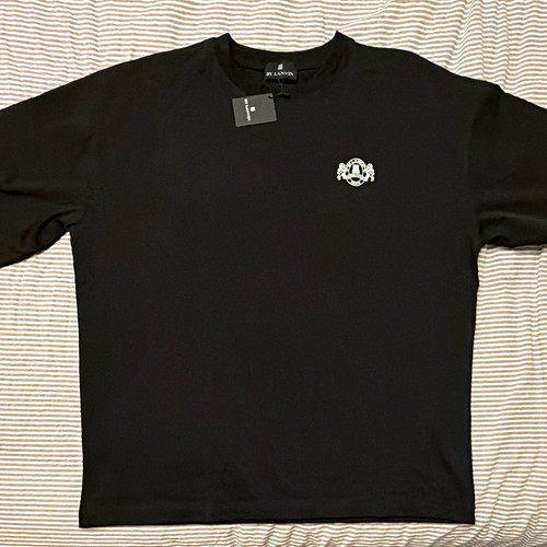 Lanvin men black cotton - by, men's