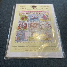 Bothy Threads Dictionary Of Love Cross Stitch Chart Only 