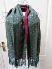 Tootal Vintage Scarf Green Red