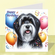 Tibetan Terrier Dog Birthday