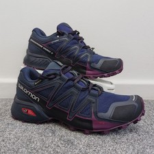 Salomon Speedcross Vario 2 GTX Size UK 6 Trail Running Shoes Purple Waterproof