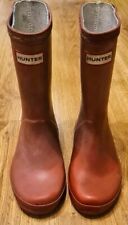 Hunter Red Wellies Boots Size 12 UK Kids EU31 Children 
