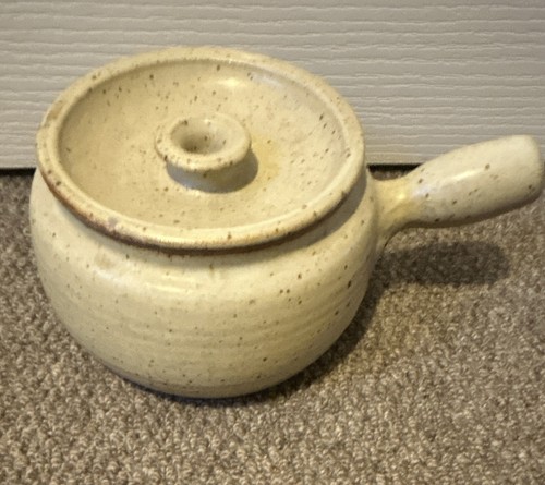 Vintage studio pottery - studio, lidded