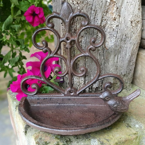 Ornate scroll cast iron wall - iron,