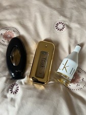 3 Bottles Eau de Purfum Paloma Picasso. fcuk  ck  In 2 U. 100ml 40-50% Full