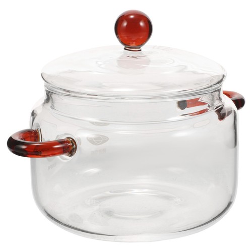 Glass cooking pot saucepan - glass,