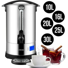 Mylek Catering Hot Water Urn Mulled Wine Dispenser Boiler Kitchen Party Event