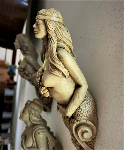 Sirena mascaron proa - mascaron, de