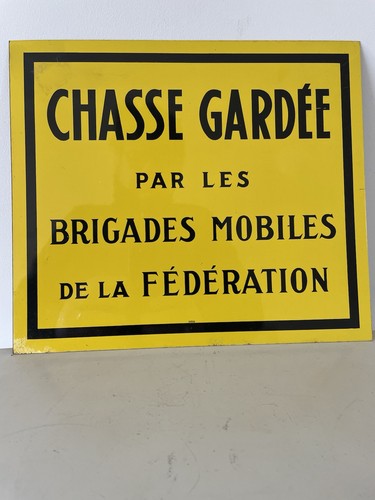 Chasse gardee metal french - chasse,