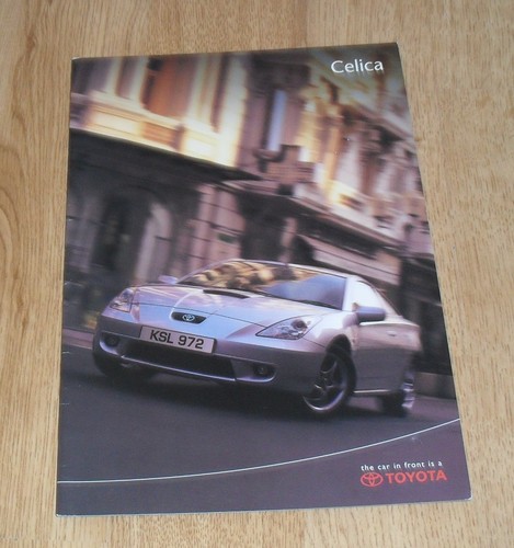 Toyota celica coupe brochure - celica,