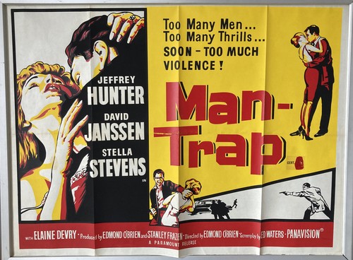 Cinema poster man - man-trap, 1961