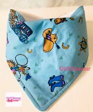 Cowboy Cowgirl Baby Bib Costume Halloween Horse Boots Farm Food Burp Milk Nappy