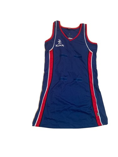 Kukri blue red white - white, netball