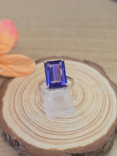 Simulated tanzanite sterling - tanzanite,