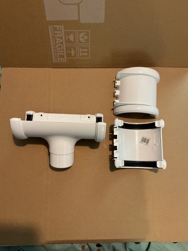 Floplast 112mm white - white, half