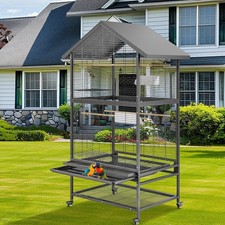 Large Bird Cage Metal Roof