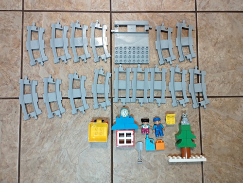 Lego duplo train - tracks, curved
