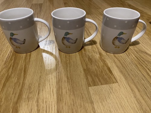 Dunelm jenny duck - mug, x3