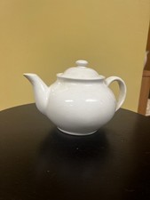 White Ceramic Glossy Teapot
