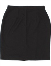 ST. BERNARD Womens High Waist Pencil Skirt UK 16 Large W30 Black Polyester WO05